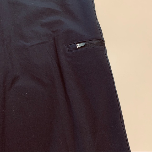 Talbots Women’s Black Nylon Cargo Elastic Drawstring Waist Pockets Lined Pants S - Picture 8 of 10